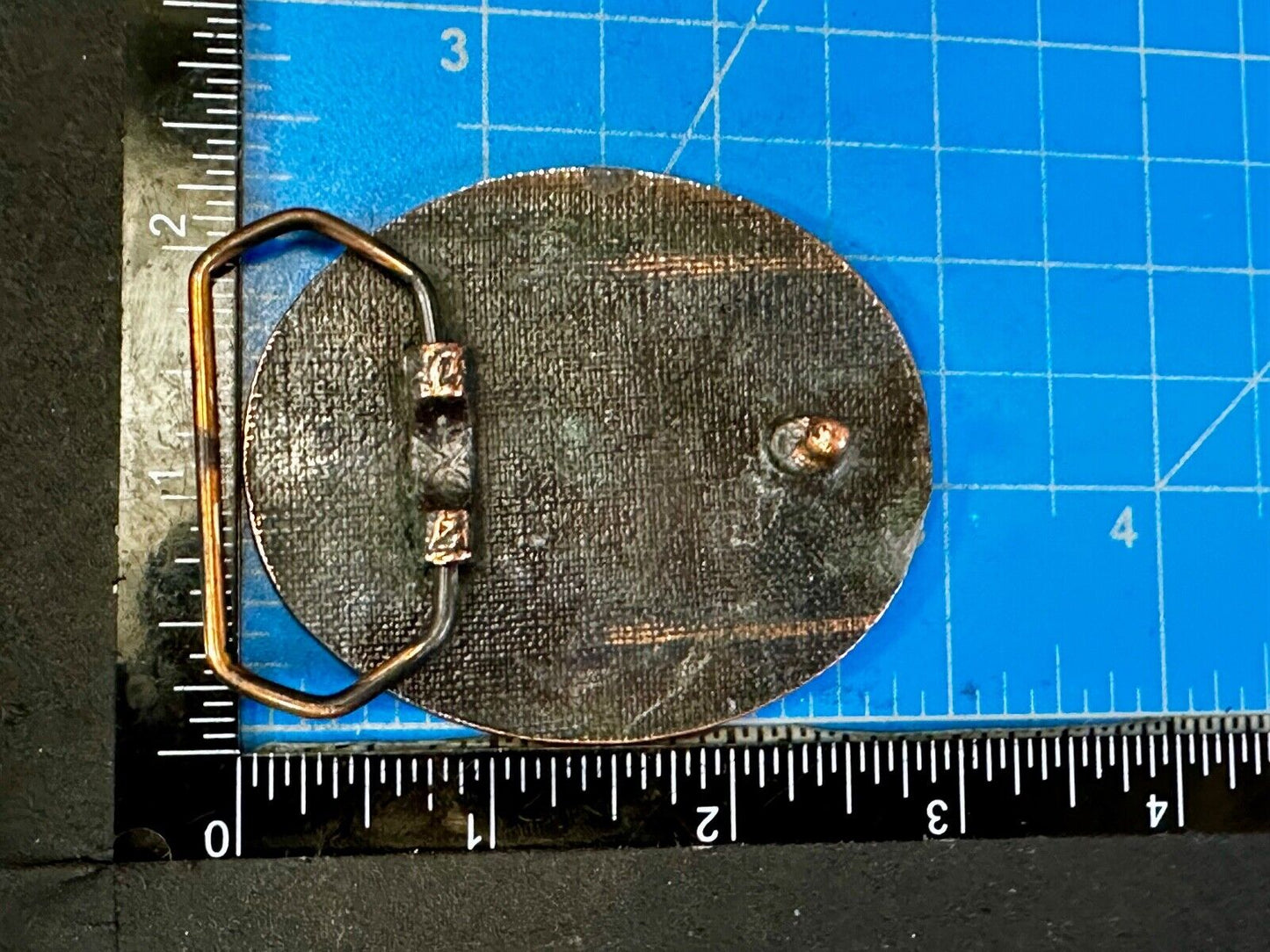 Baja Industries Company Logo? Round metal Belt Buckle