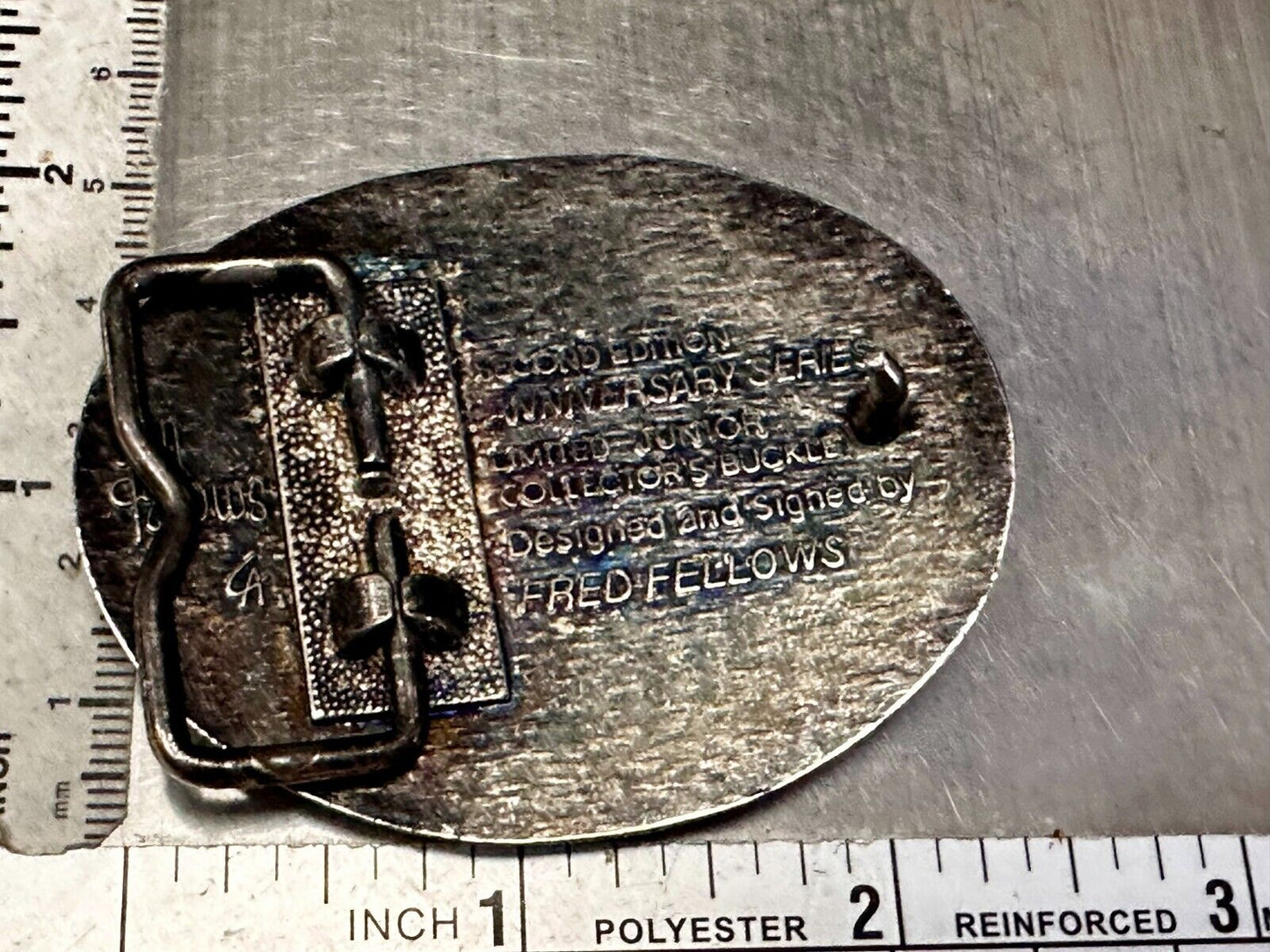 1984 Hesston NFR National Finals Rodeo YOUTH SIZE Western Collectors Belt Buckle