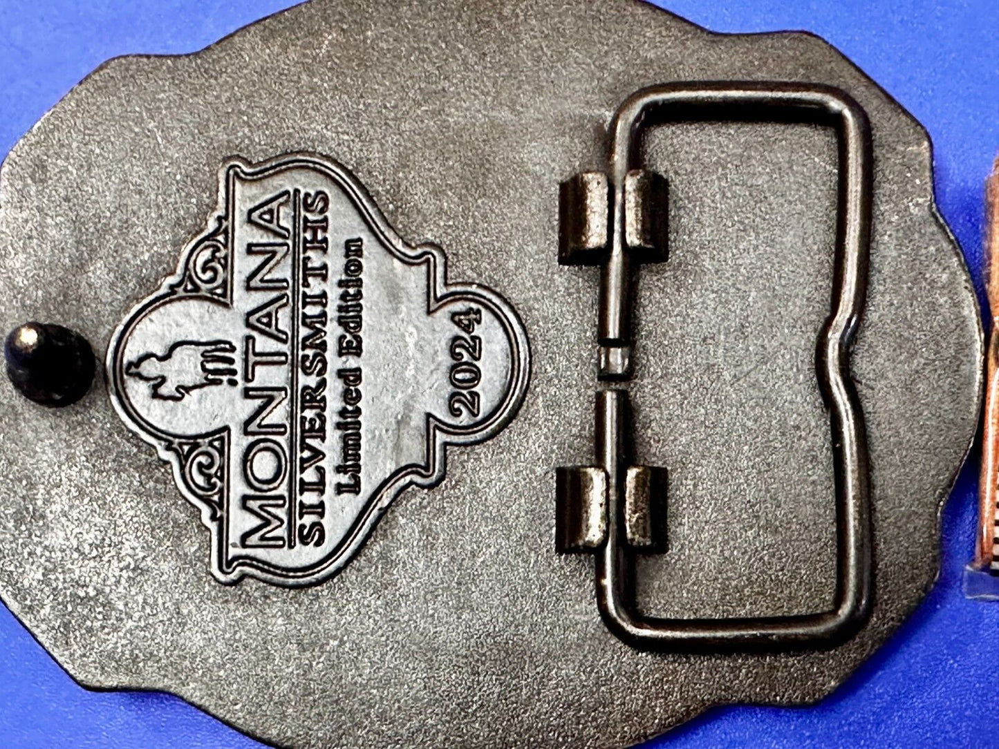 2024 Pendleton Whiskey Let'er Buck Rodeo Cowboy Montana Silversmiths Belt Buckle