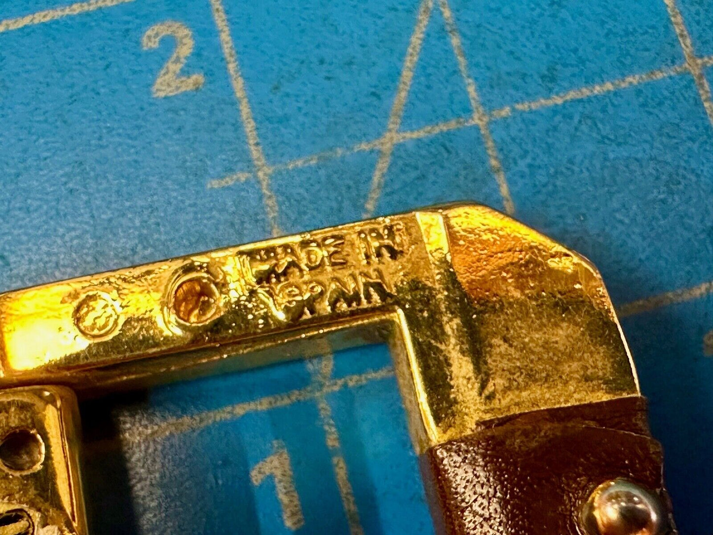 vintage Cardin small gold tone belt buckle