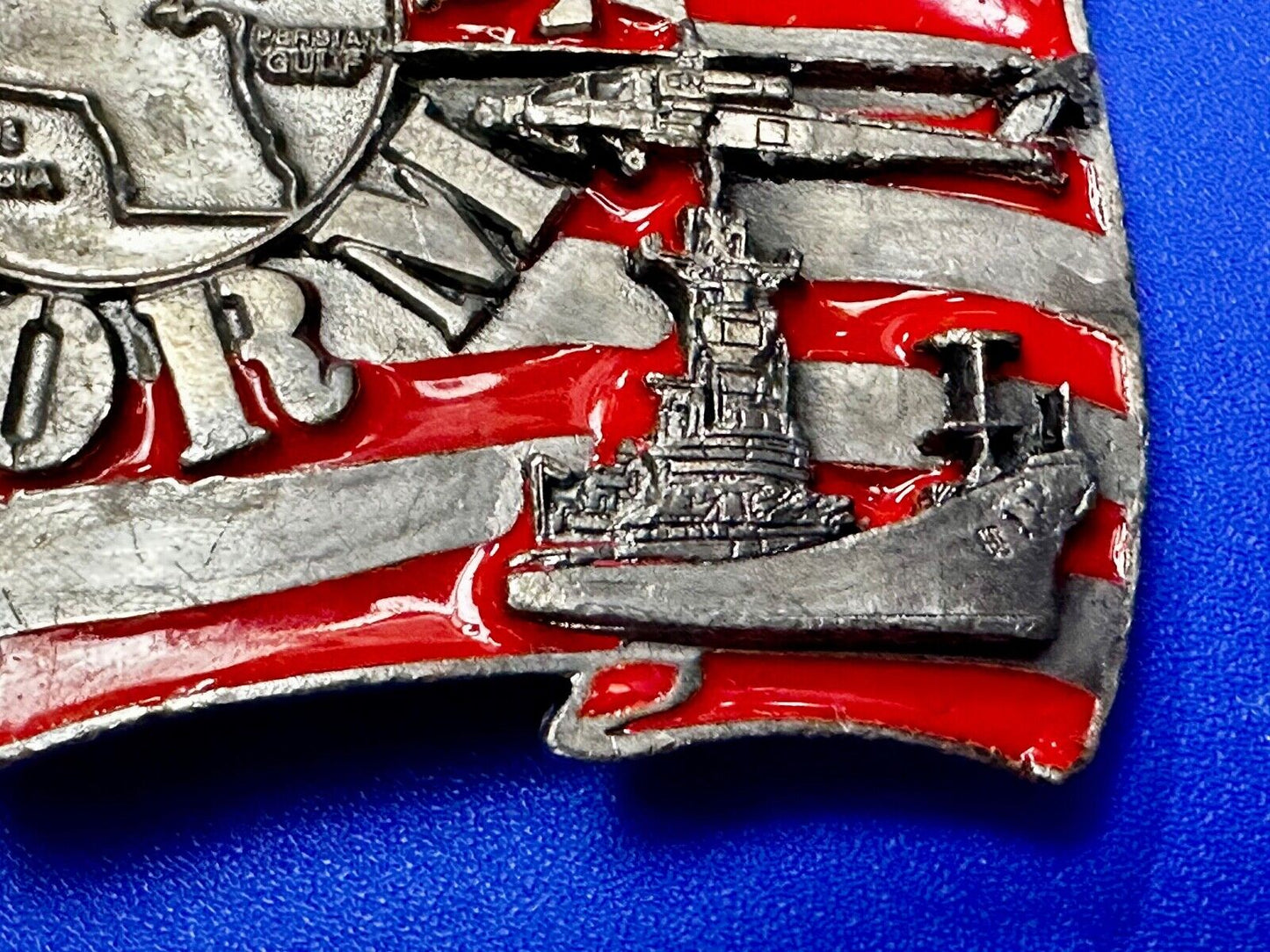 1991 Siskiyou Operation Desert Storm Belt Buckle P-92 -All Military
