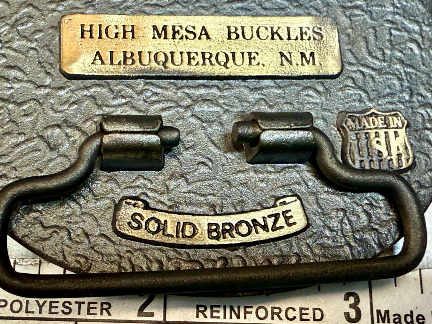 Bishop California Mule Days Memorial Day Weekend 1995 Commemorative Belt Buckle