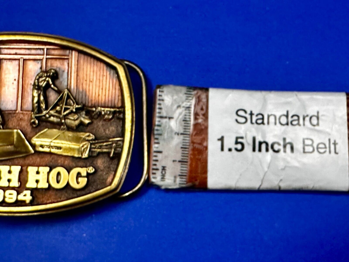1994 Bush Hog The Legend Agriculture Machine Co. Commemorative Belt Buckle