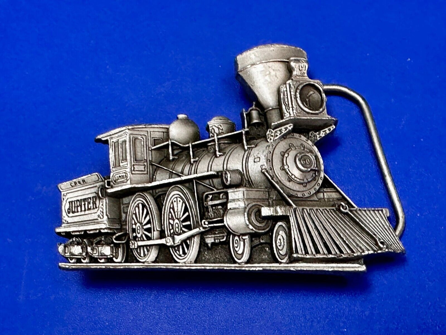 Train Locomotive Steam Engine RailRoad 1986 Great American Products Belt Buckle