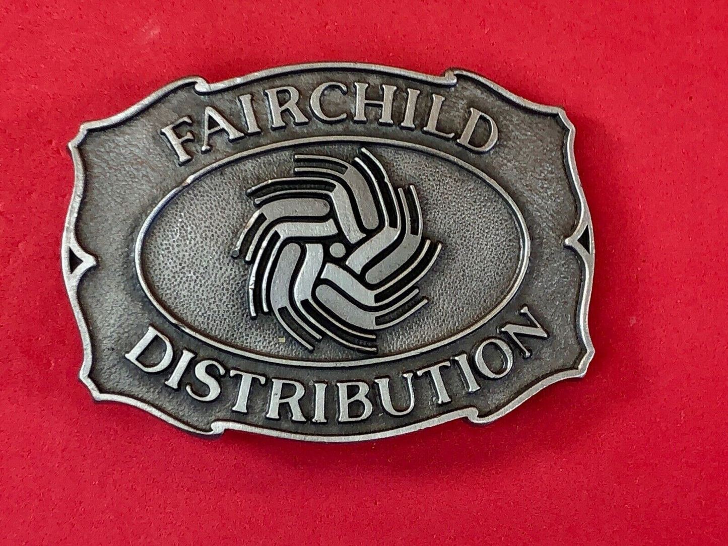 Vintage Fairchild Distribution belt buckle