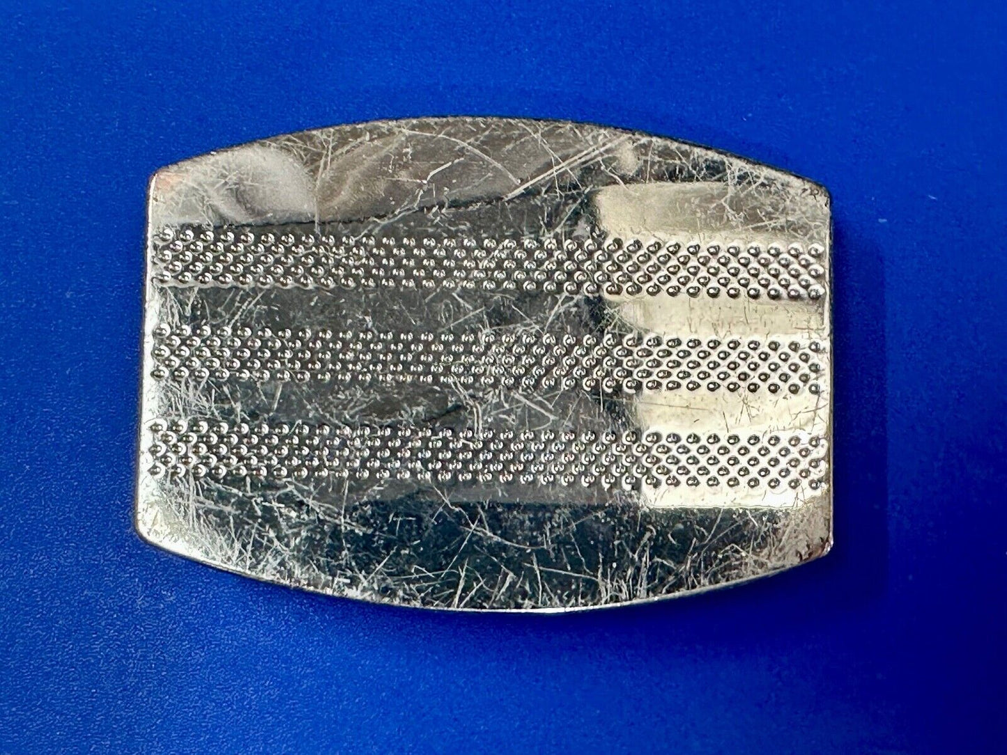 Vintage Adidas Lethal Silver Belt Buckle