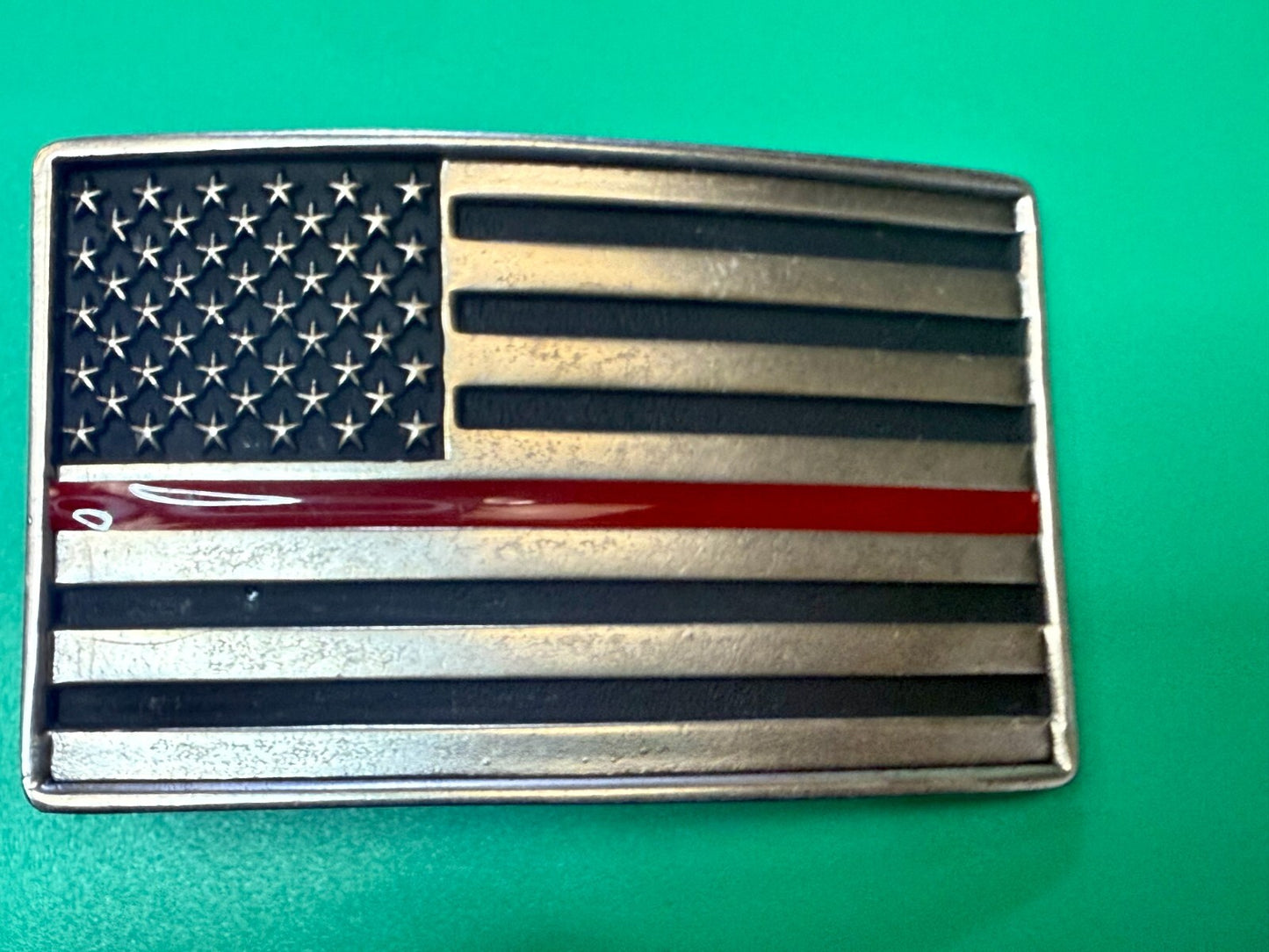 USA United States Flag American Pride Patriotic Montana Silversmiths Belt Buckle