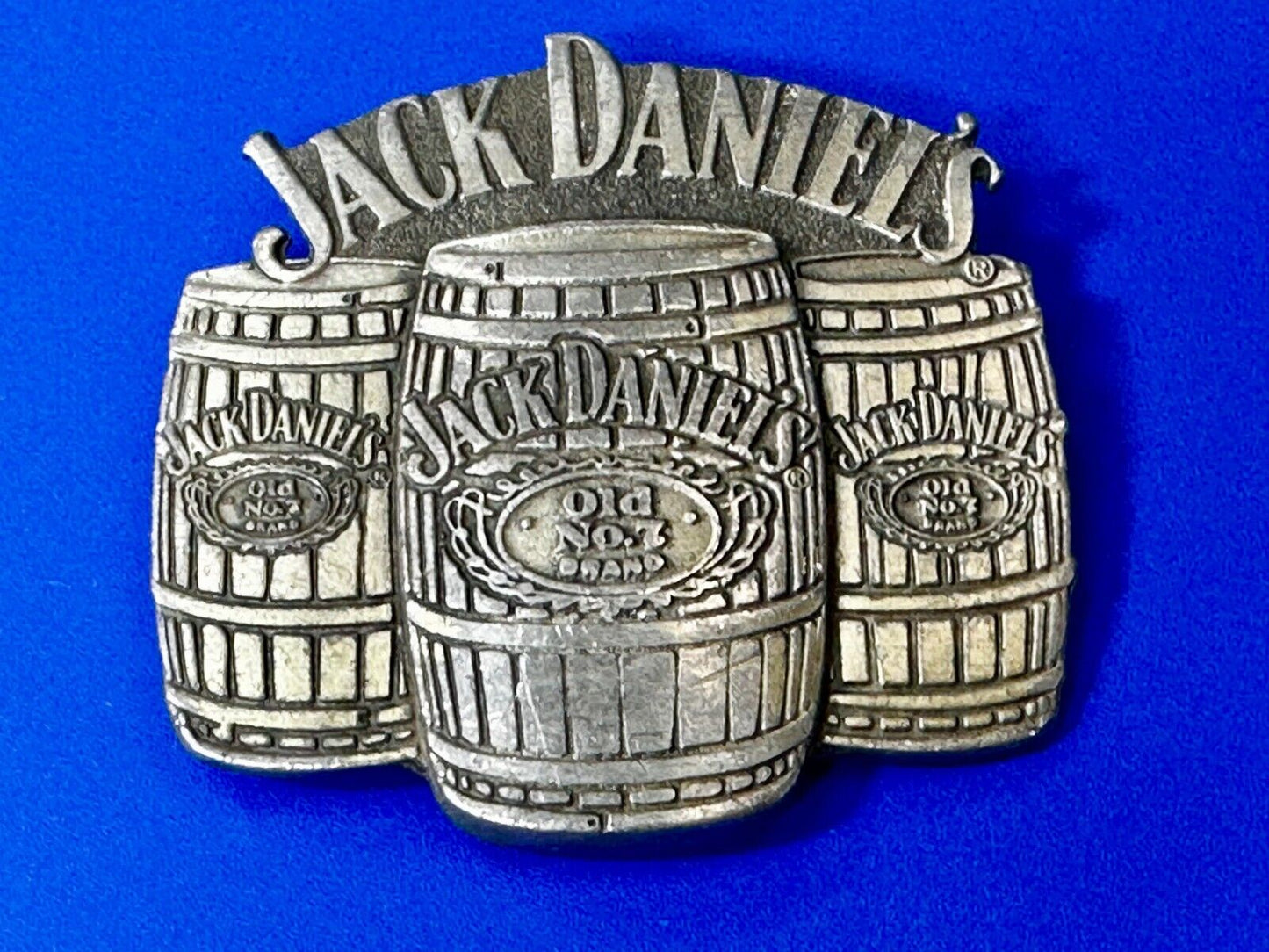 3 Barrels of JACK DANIELS Old No. 7 TN Whiskey 2005 Belt Buckle
