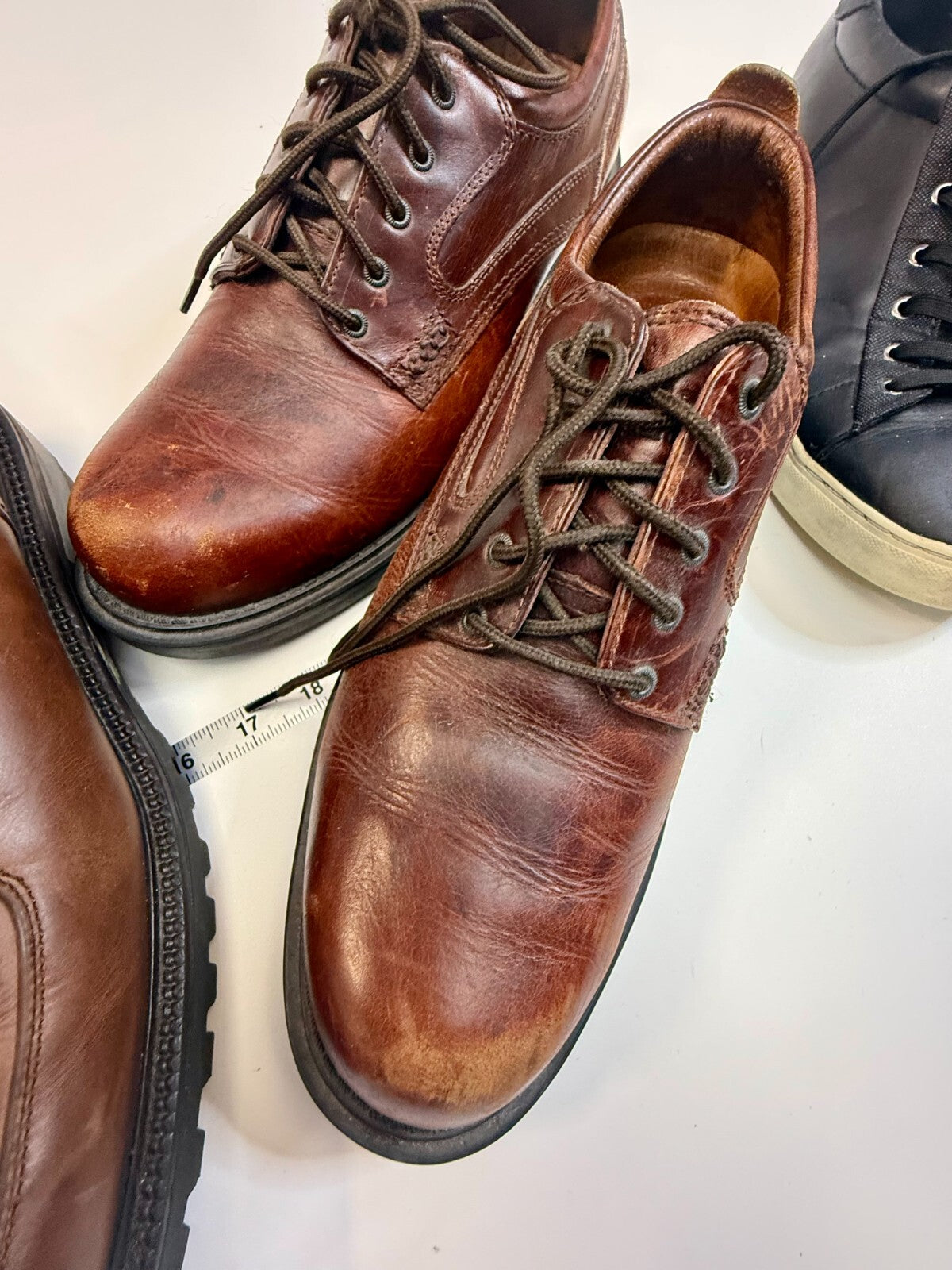 3 lot mens shoes - Armani Exchange AX , Kenneth Cole Reaction, Dunham Size 11.5