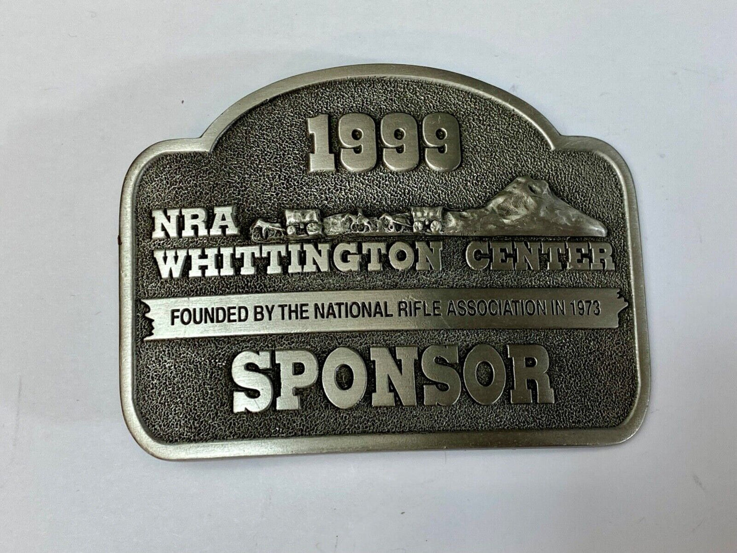 1999 NRA Whittington Center National Rifle Association Sponsor belt buckle