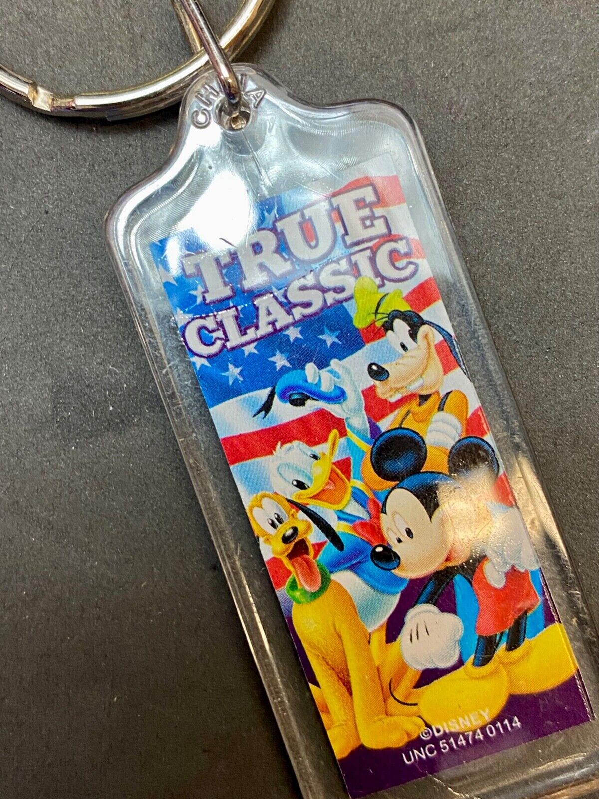 True Classic - American Flag and Disney Characters Keychain Key Chain