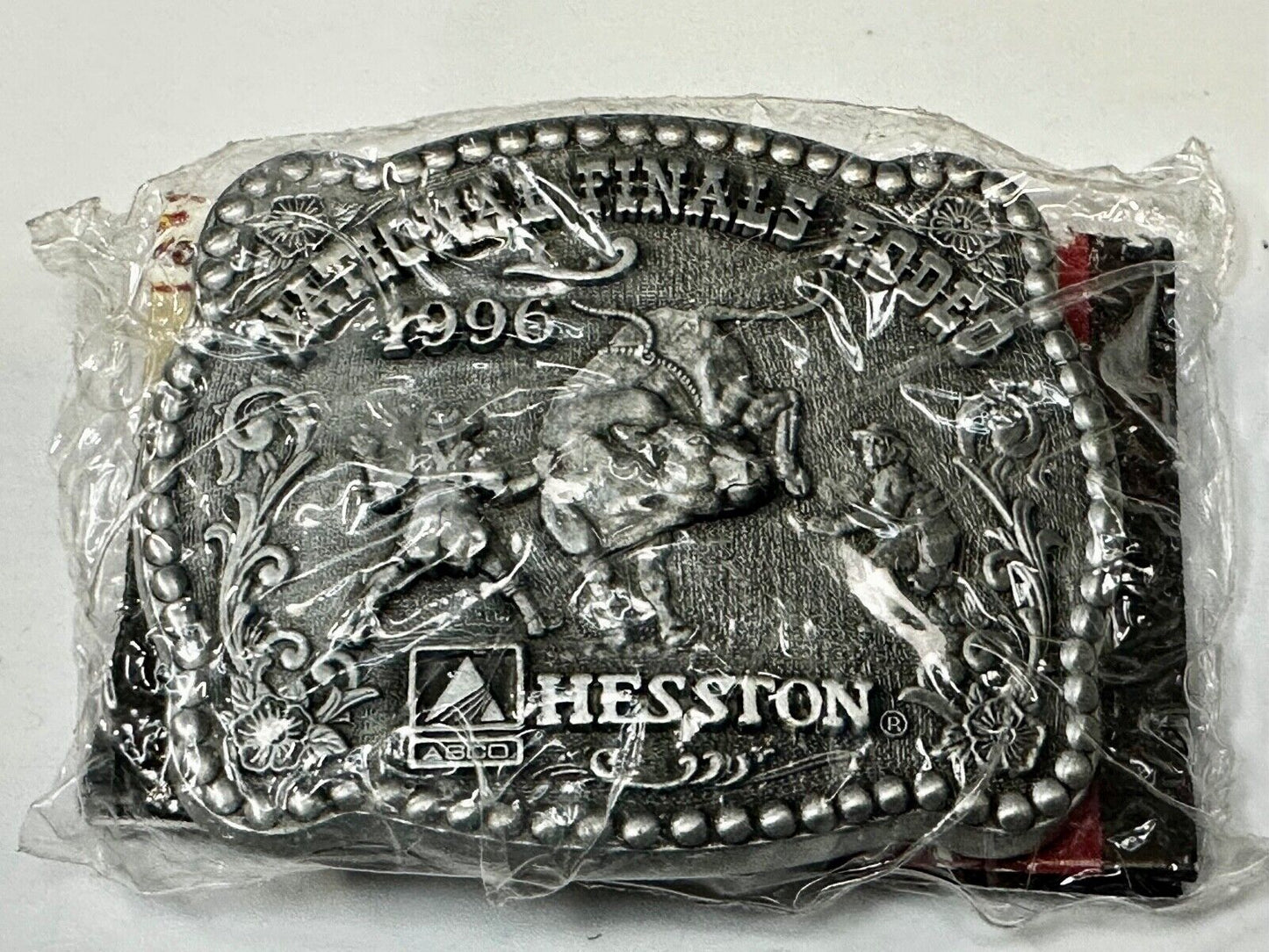 1996 NFR National Finals Rodeo NOS Youth Size Western Belt Buckle