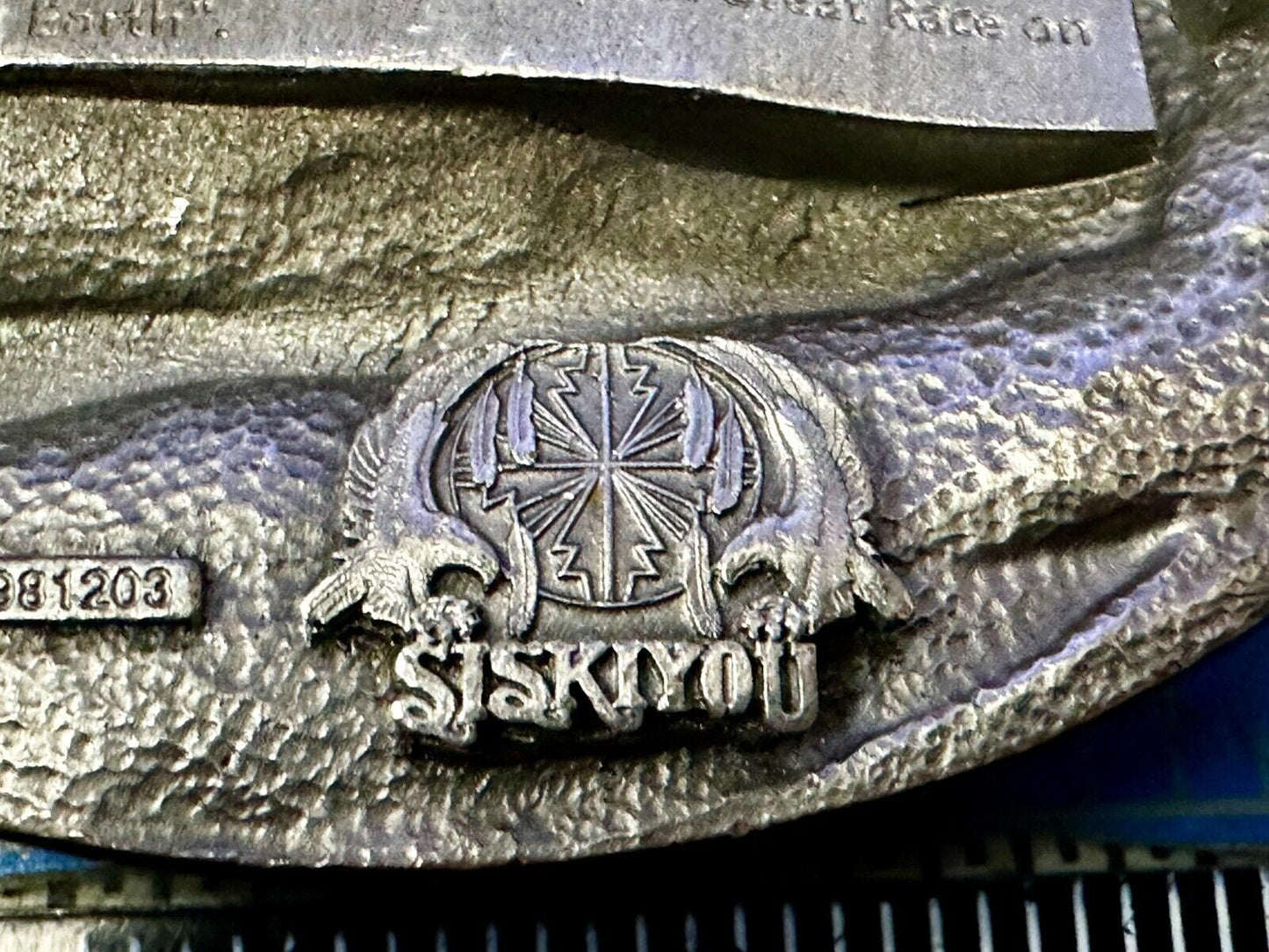 1999 Alaska Iditarod Commemorative Belt Buckle by Siskiyou