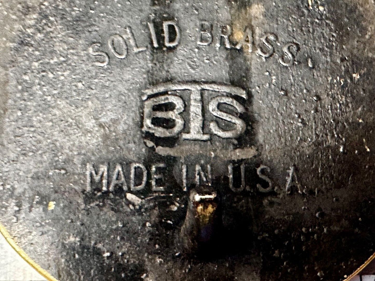 Bell System Telephone Telegraph Company Solid Brass Vintage 1978 BTS Belt Buckle
