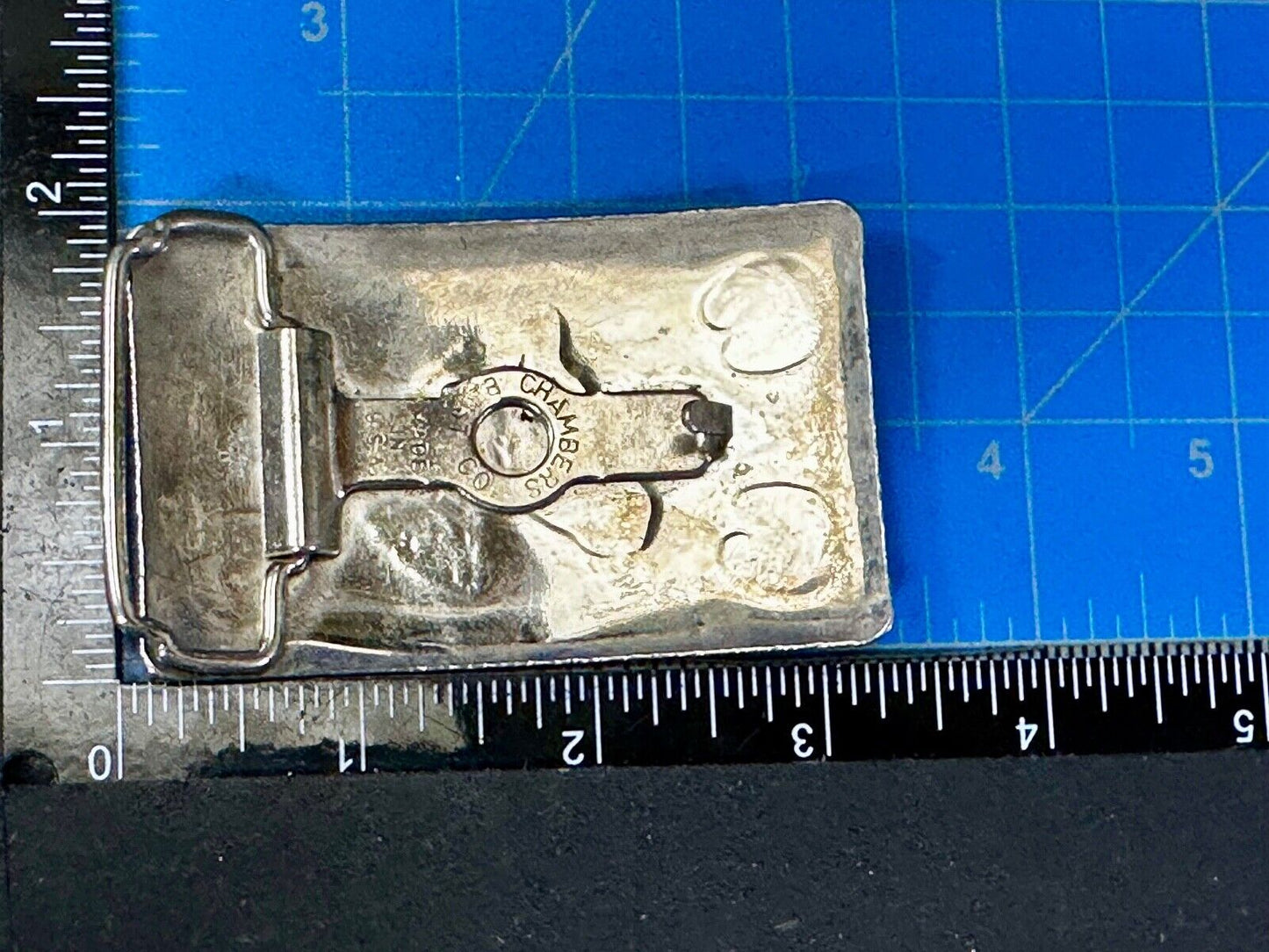 Vintage Chambers Horse Head with Horseshoes Vintage Southwestern Belt Buckle