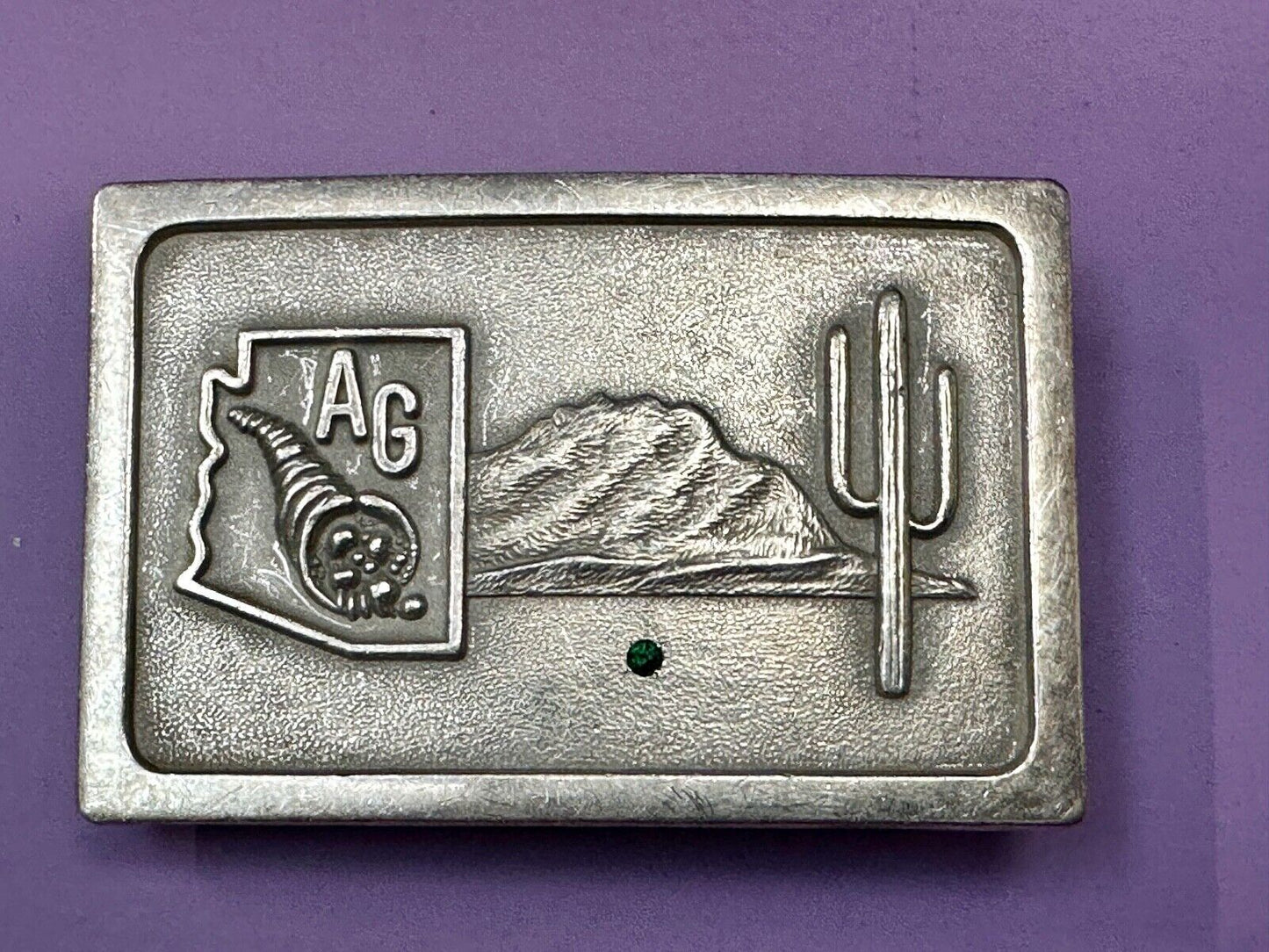 Arizona State MAP A.G. Farming Theme Vintage Belt Buckle