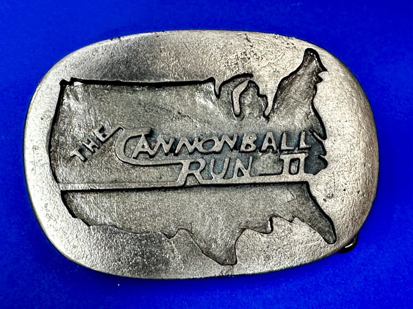 The Cannonball Run II 2 Movie Crew Gift Promo Hal Needham Belt Buckle