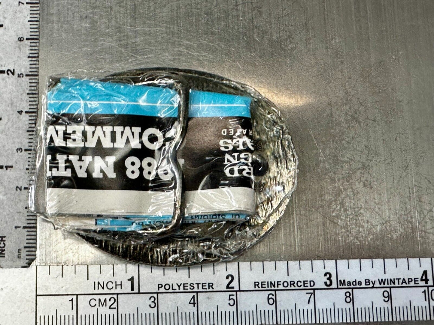 1988 Hesston National Finals Rodeo NFR Cowboys Youth Size NOS Belt Buckle