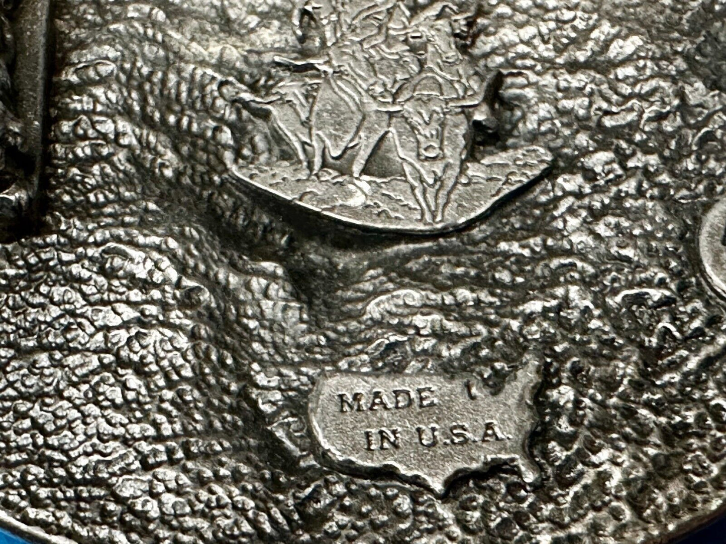The Cattle Drive Vintage 1991 Belt Buckle by Arroyo Grande Buckle Co.