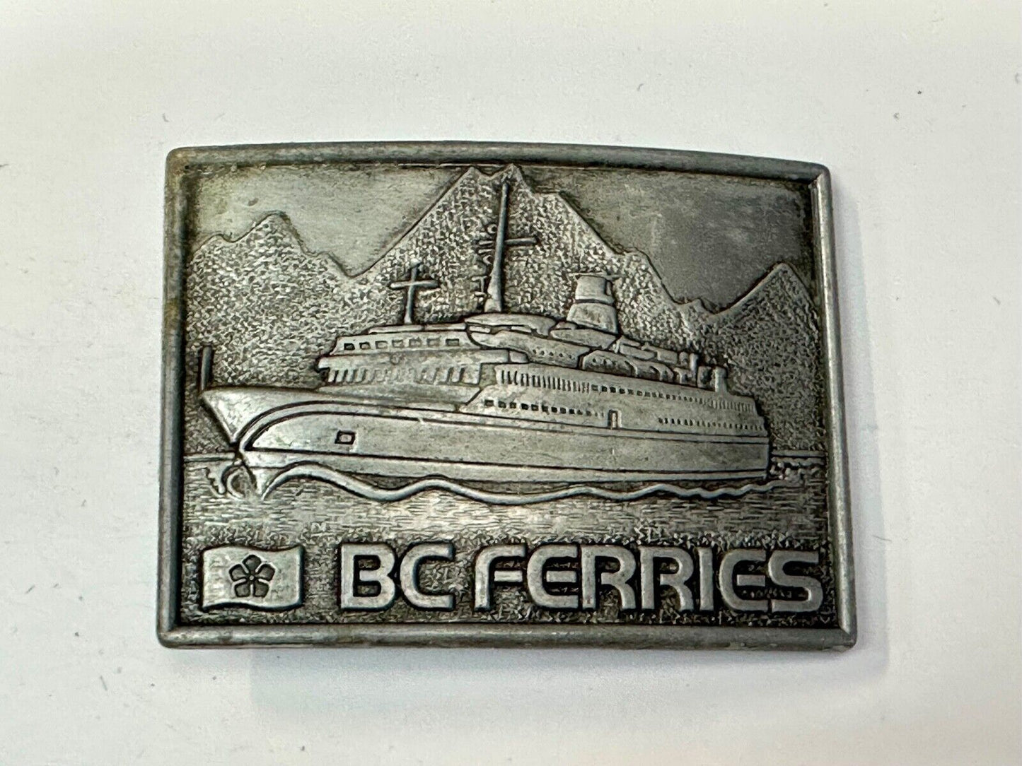 BC Ferries Passenger Boat Ship Company vintage Century Canada belt buckle