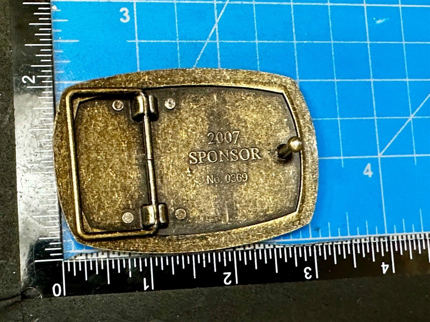 The American Veterans Disabled for life Memorial Commemorative Belt Buckle