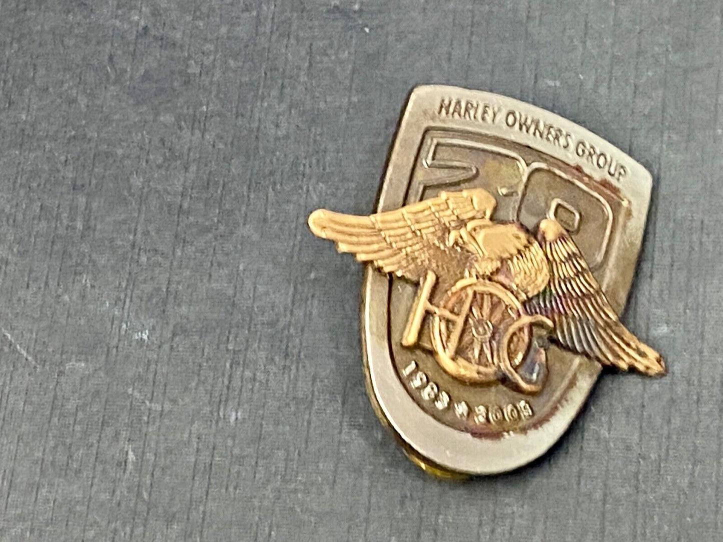 2003 Harley Davidson Hog Harley Owners Group Motorcycles Jacket Hat Rocker Pin