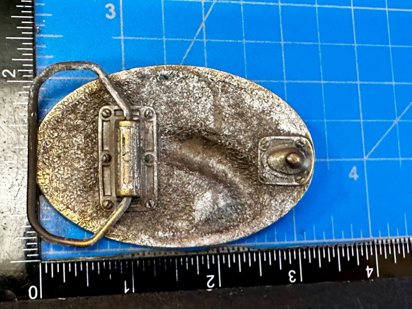 Bass Anglers Sportsman Society Spirit of 76 Bicentennial Fishing Belt Buckle