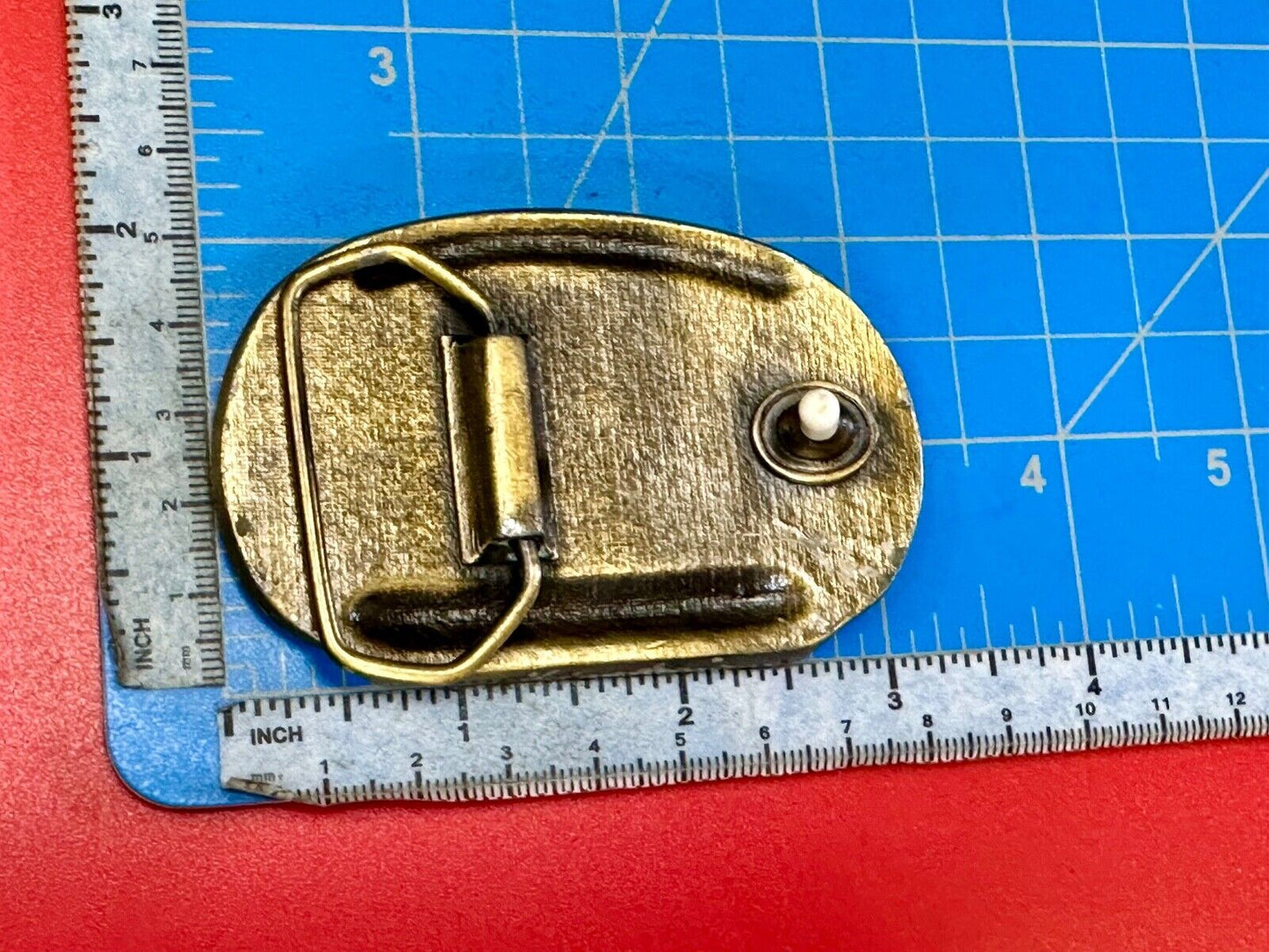 1985 National Mine Rescue Louisville KY MSHA First Aid contest belt buckle