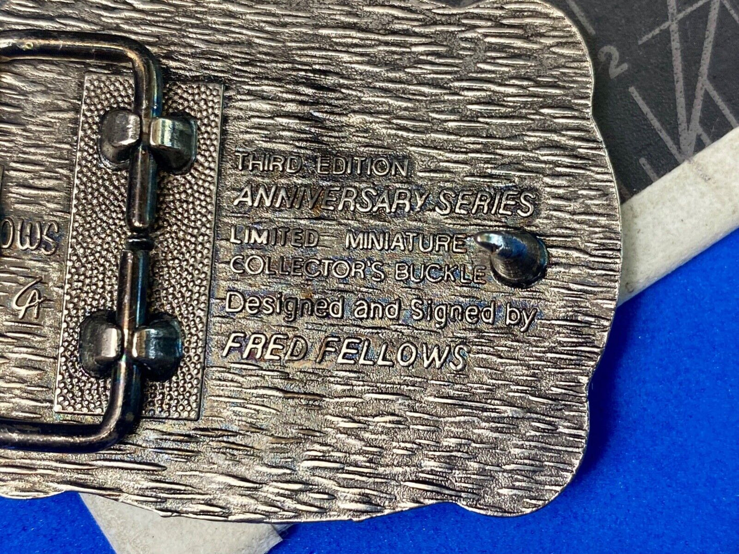 1985 Hesston Youth size third edition Nation Finals Rodeo NFR belt buckle