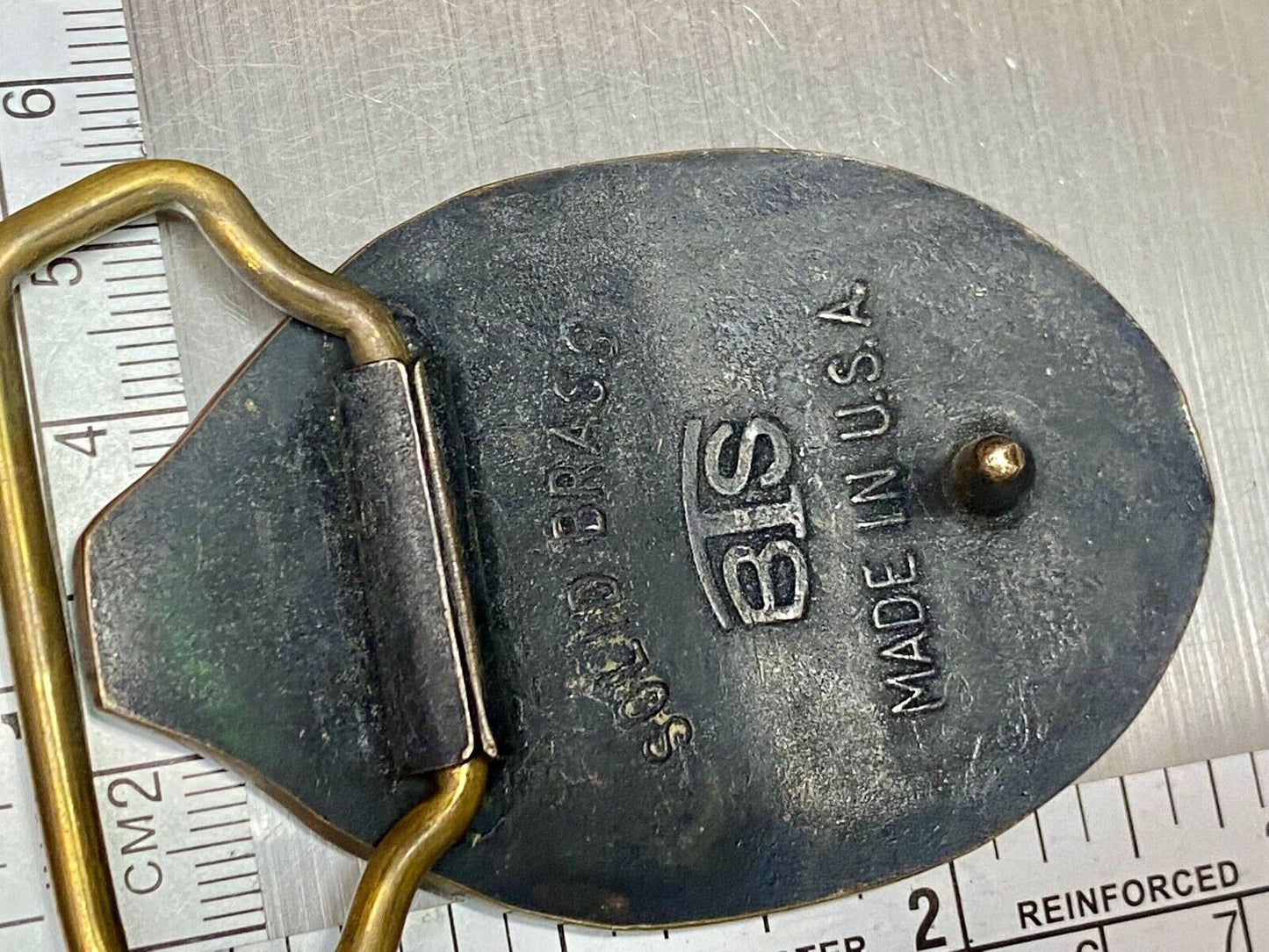 Tennis Racquet Racket Court Net Tennis Ball Vintage Solid Brass Belt Buckle Bts