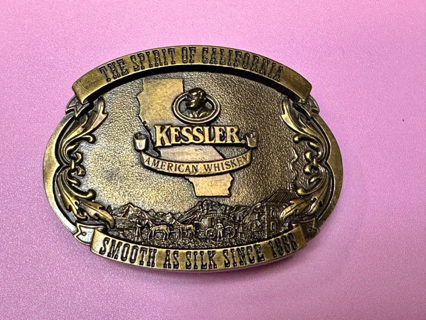 The Spirit of California - Kessler, smooth as silk belt buckle