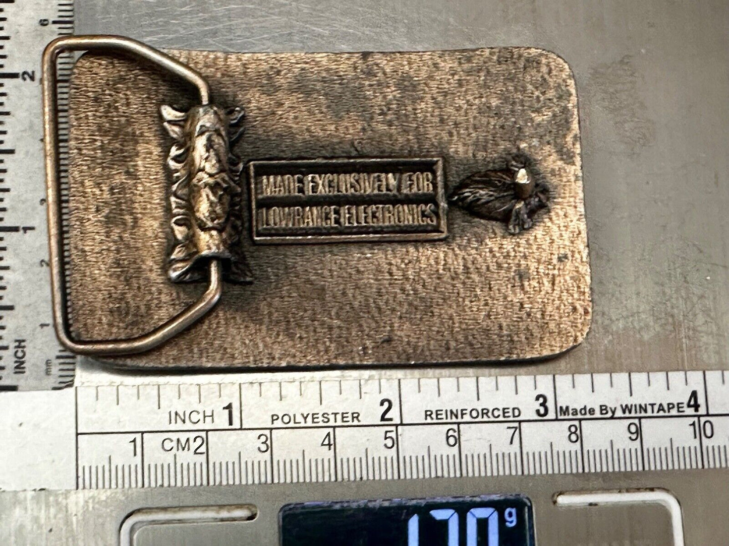 BASS 1989 Las Vegas Open Anglers Sportsman Society Sport Fishing Belt Buckle
