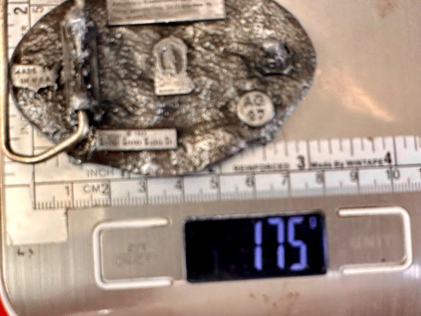 Telephone Linesmen pole climbers Telecommunication 89 Arroyo Grande belt buckle