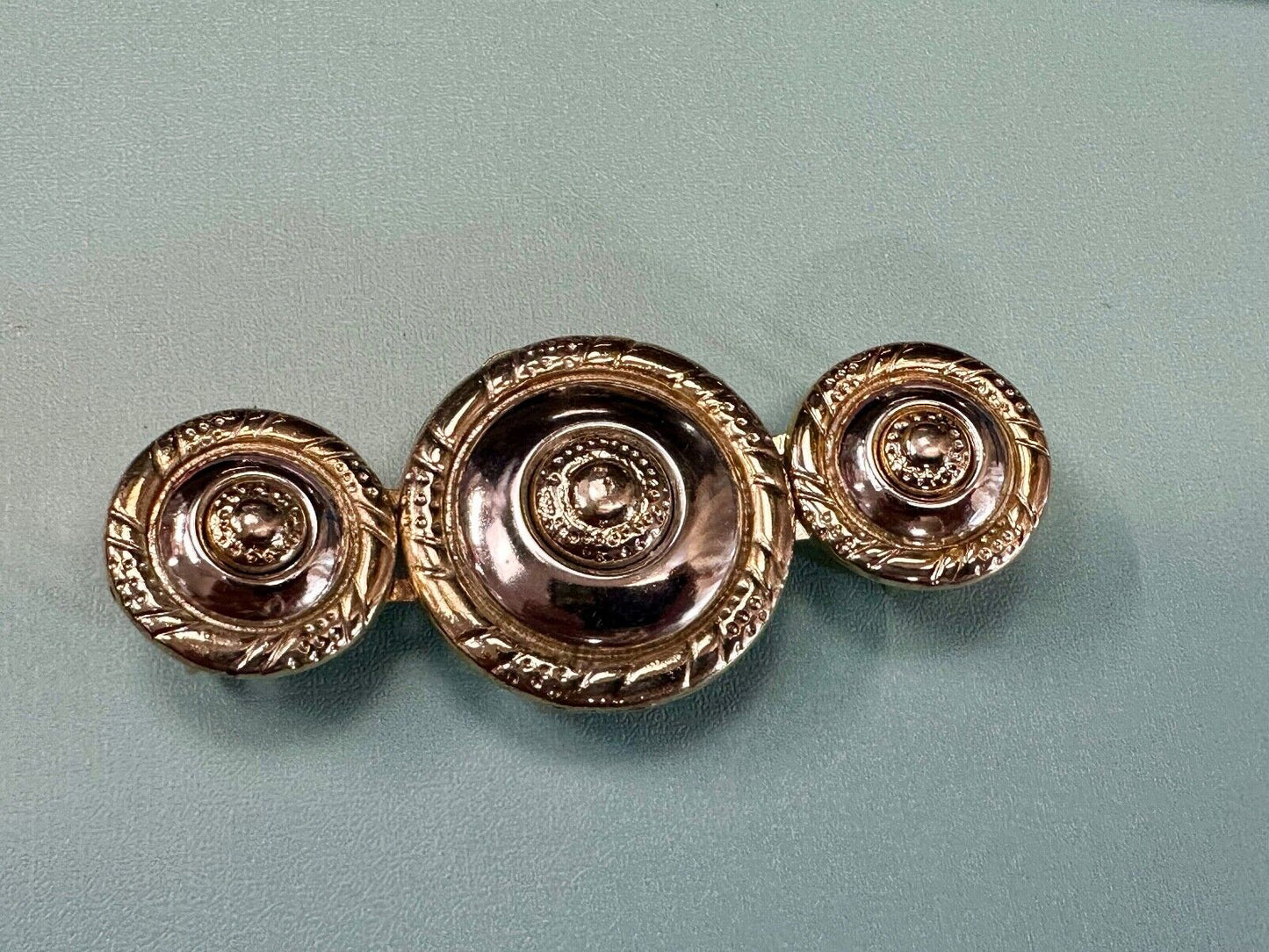 Vintage Circle Disc Theme Two-piece interlocking Three piece belt buckle