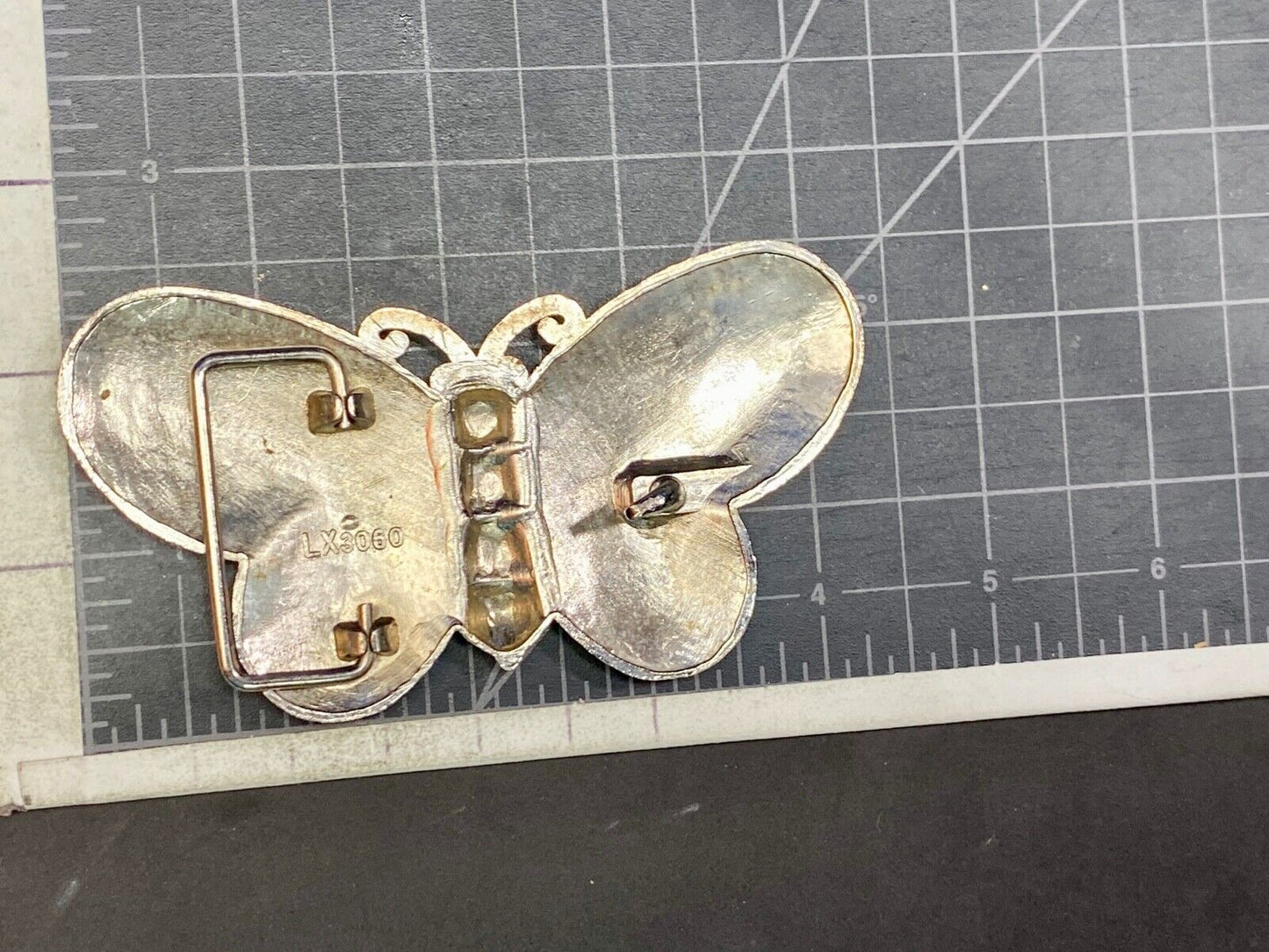 Beautiful large - 4" wide! Cut out figural Butterly, LX3060