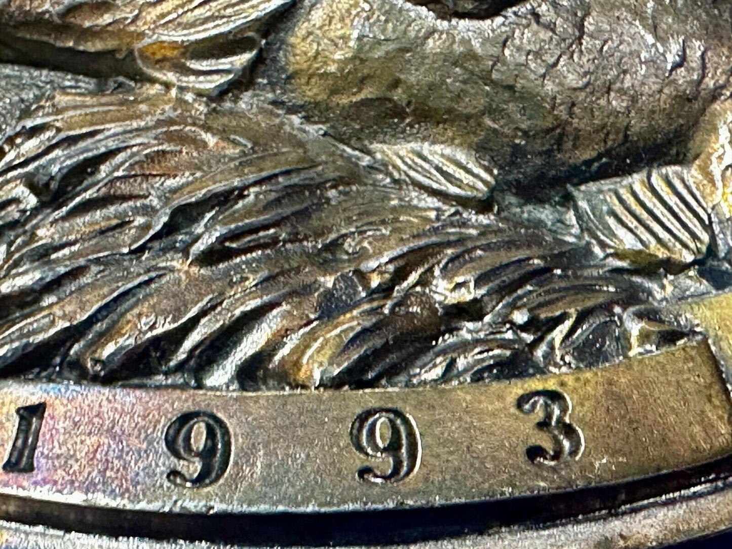 1993 BASS Anglers Sportsman Society Sport Fishing Fishermans Belt Buckle