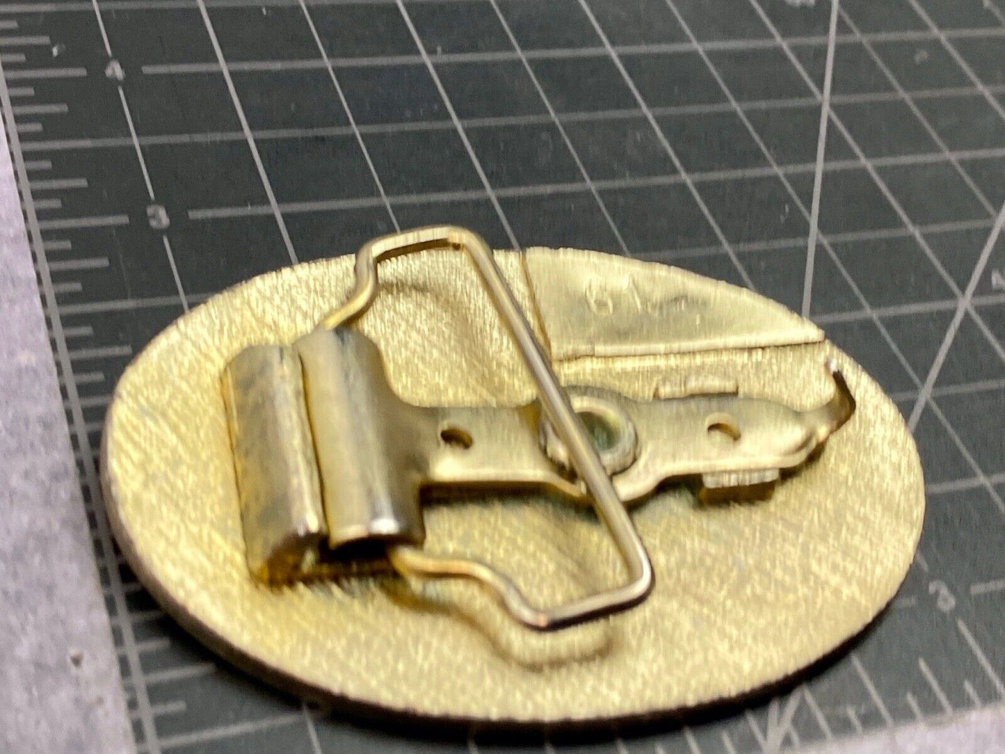 Vintage 1988 Western Chapter Pointe-au-Pic Quebec Canada belt buckle RARE! #61