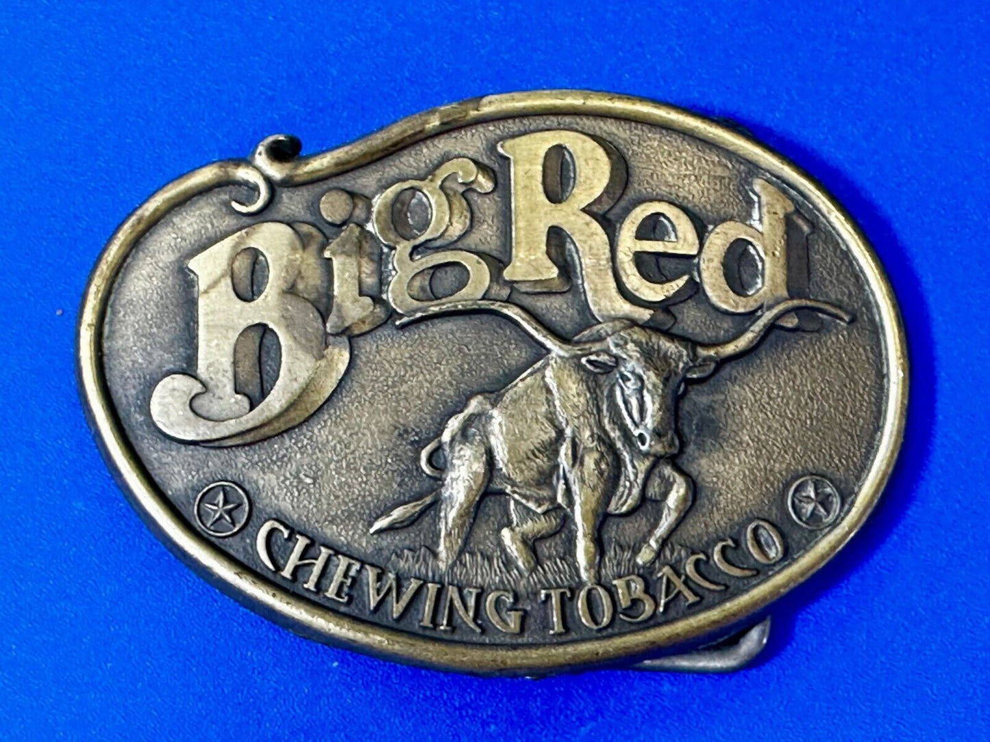 BIG RED CHEWING TOBACCO VINTAGE 1970s USA LONGHORN BULL COW BIG RED CHEW