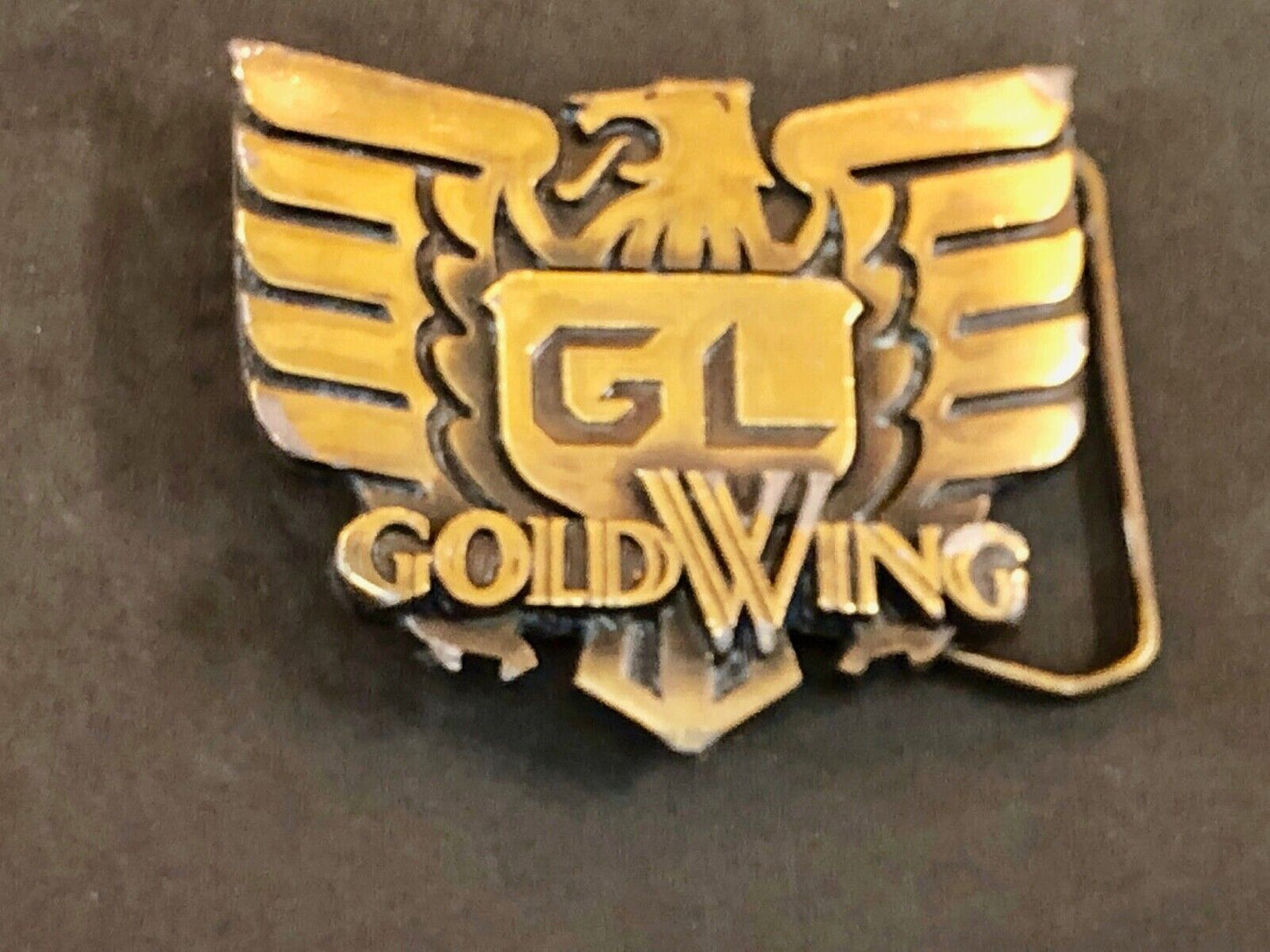1987 Brookfield Collectors guild - Honda Gold Wing GW motorcycle belt buckle