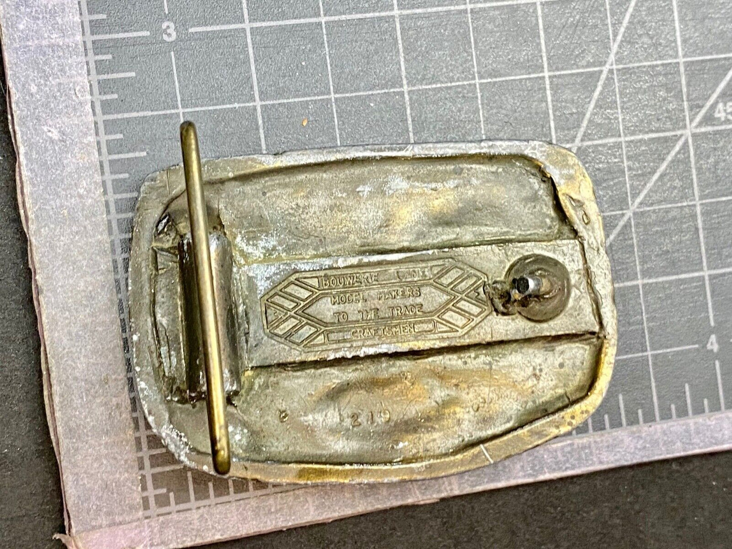 Vintage CRAFTSMAN BELT BUCKLE - AMERICAN EAGLE - Bouwerie Lane