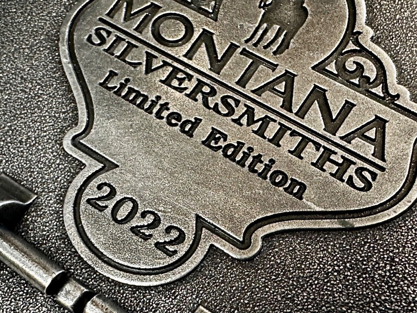 2022 Pendleton Whisky Let'er Buck Montana Silversmith Rodeo Cowboys Belt Buckle