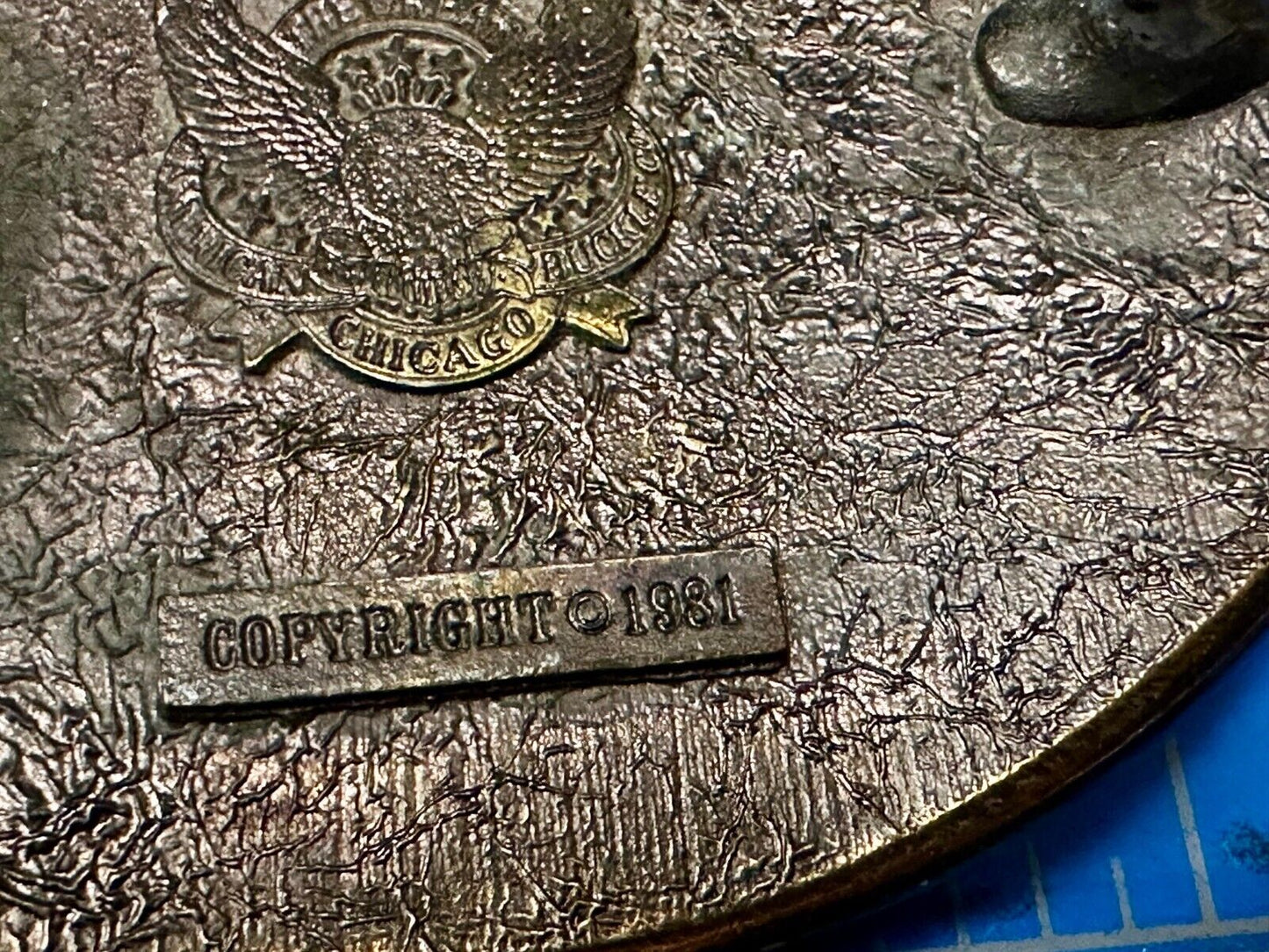 Vintage 1980's Cowboy Saddle Bronc The Great American Belt Buckle Co