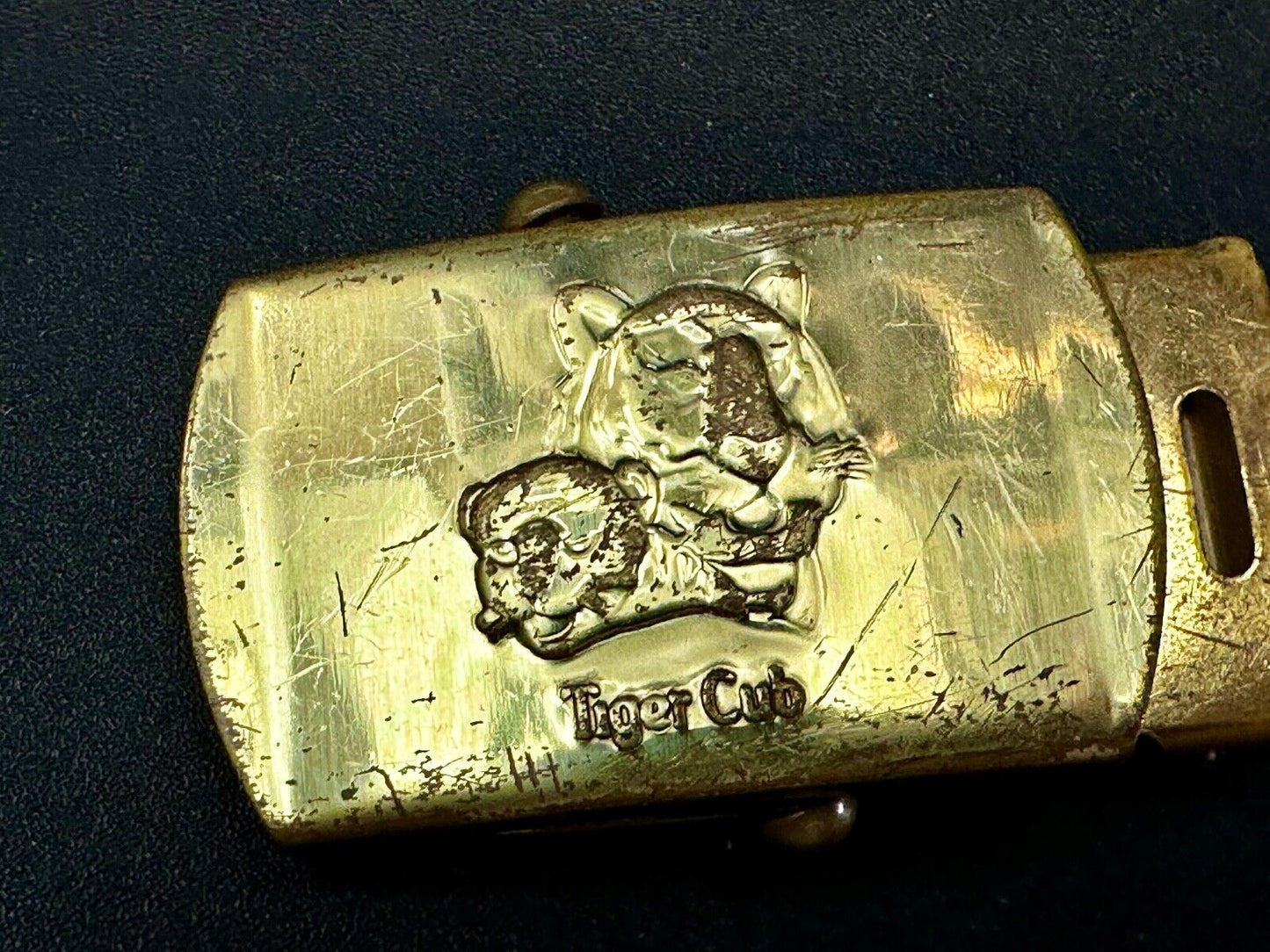 Tiger Cub Scout Replacement Solid Brass USA made Uniform Belt Buckle
