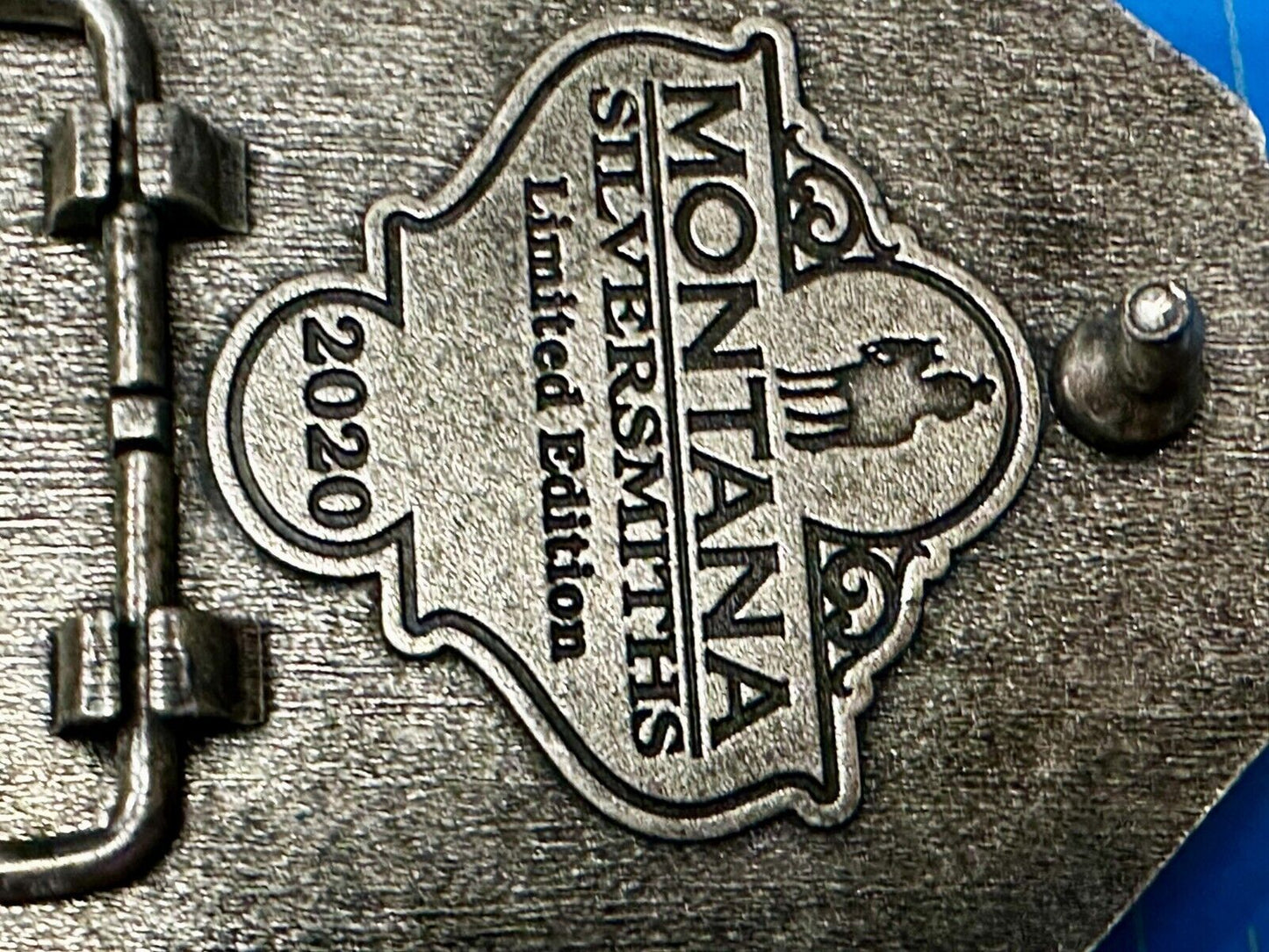 2020 Pendleton Whiskey Let'er Buck Rodeo Cowboy Montana Silversmiths Belt Buckle