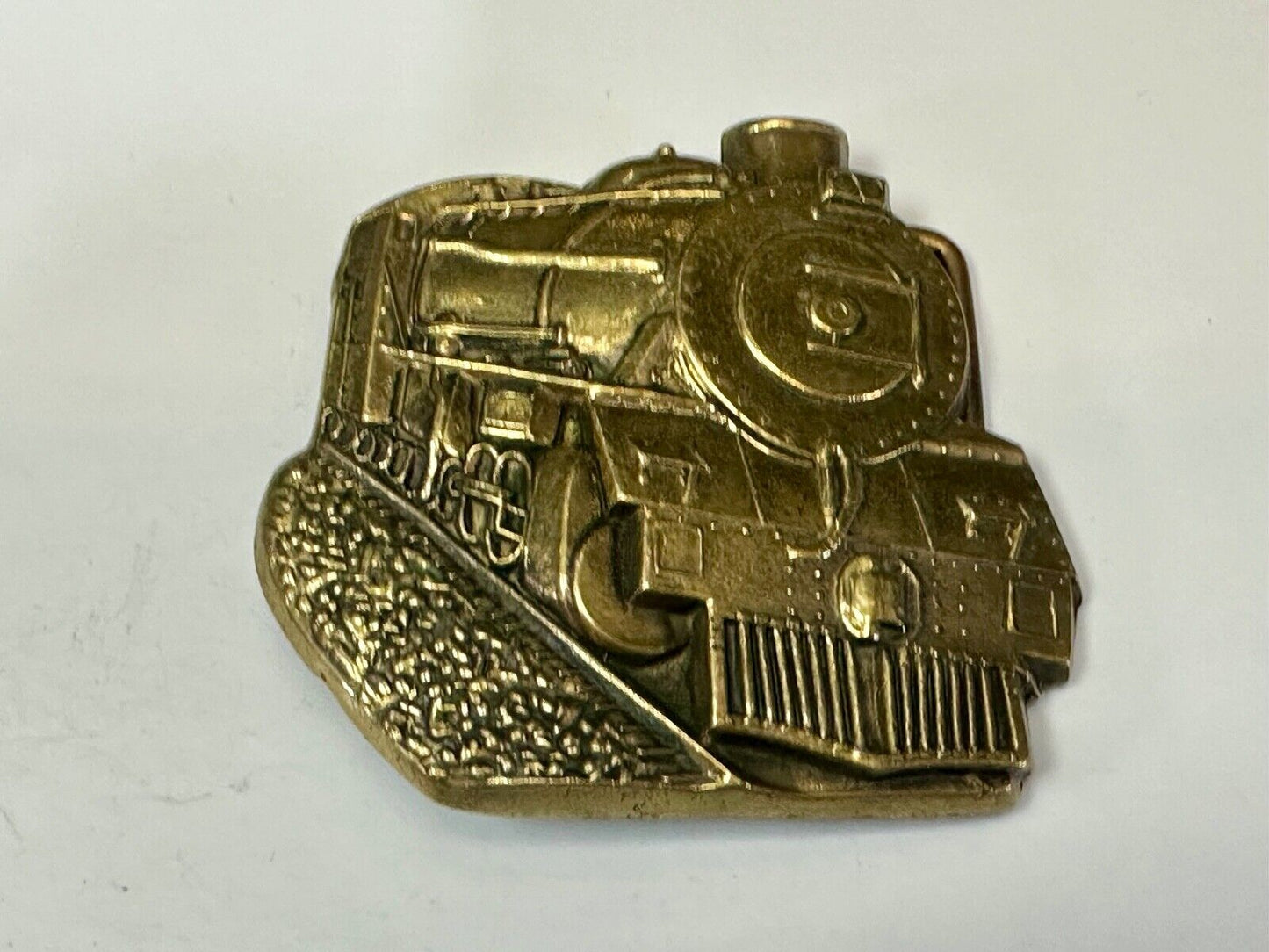 Train Rail Road Steam Engine vintage solid brass Baron Buckles belt buckle