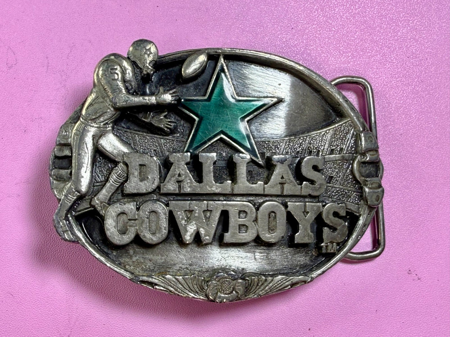 The Dallas Cowboys American Football Team Sports Fan Siskiyou Vtg. Belt Buckle