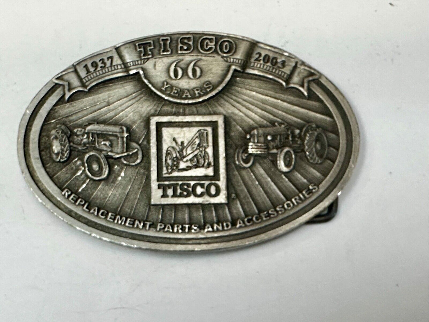 TISCO Tractor Implement Supply Replacement Parts 66 years, 2003 Belt Buckle