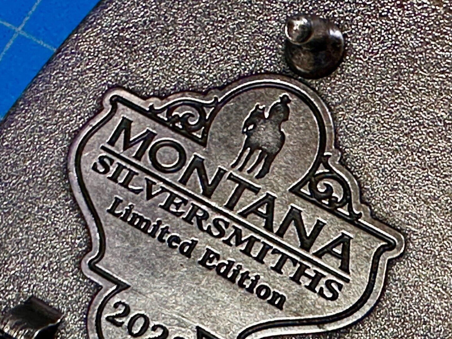 2022 Pendleton Whiskey Leter Buck Rodeo Cowboys Montana Silversmiths Belt Buckle