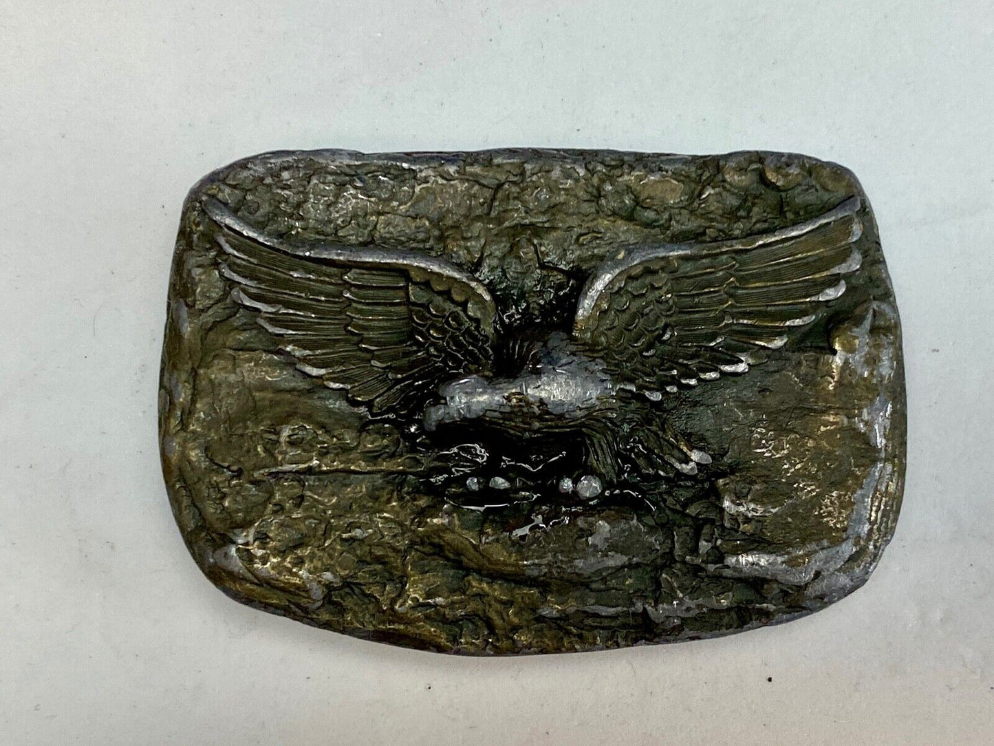 Vintage CRAFTSMAN BELT BUCKLE - AMERICAN EAGLE - Bouwerie Lane