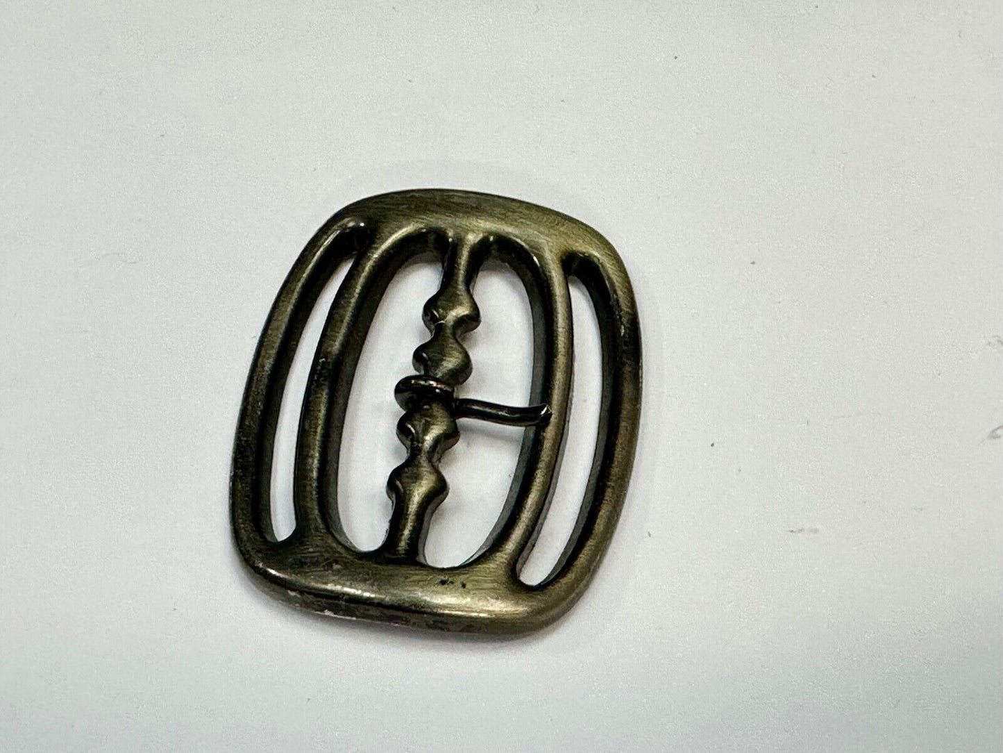 unique small brass tone replacement SMALL belt buckle